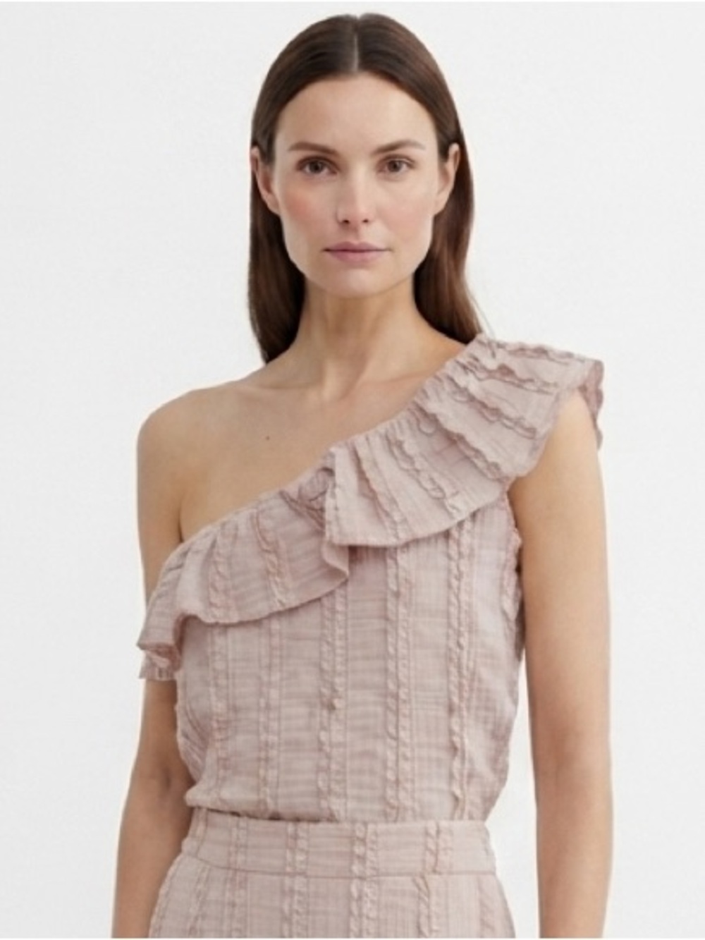 GLG One Shoulder Textured Top